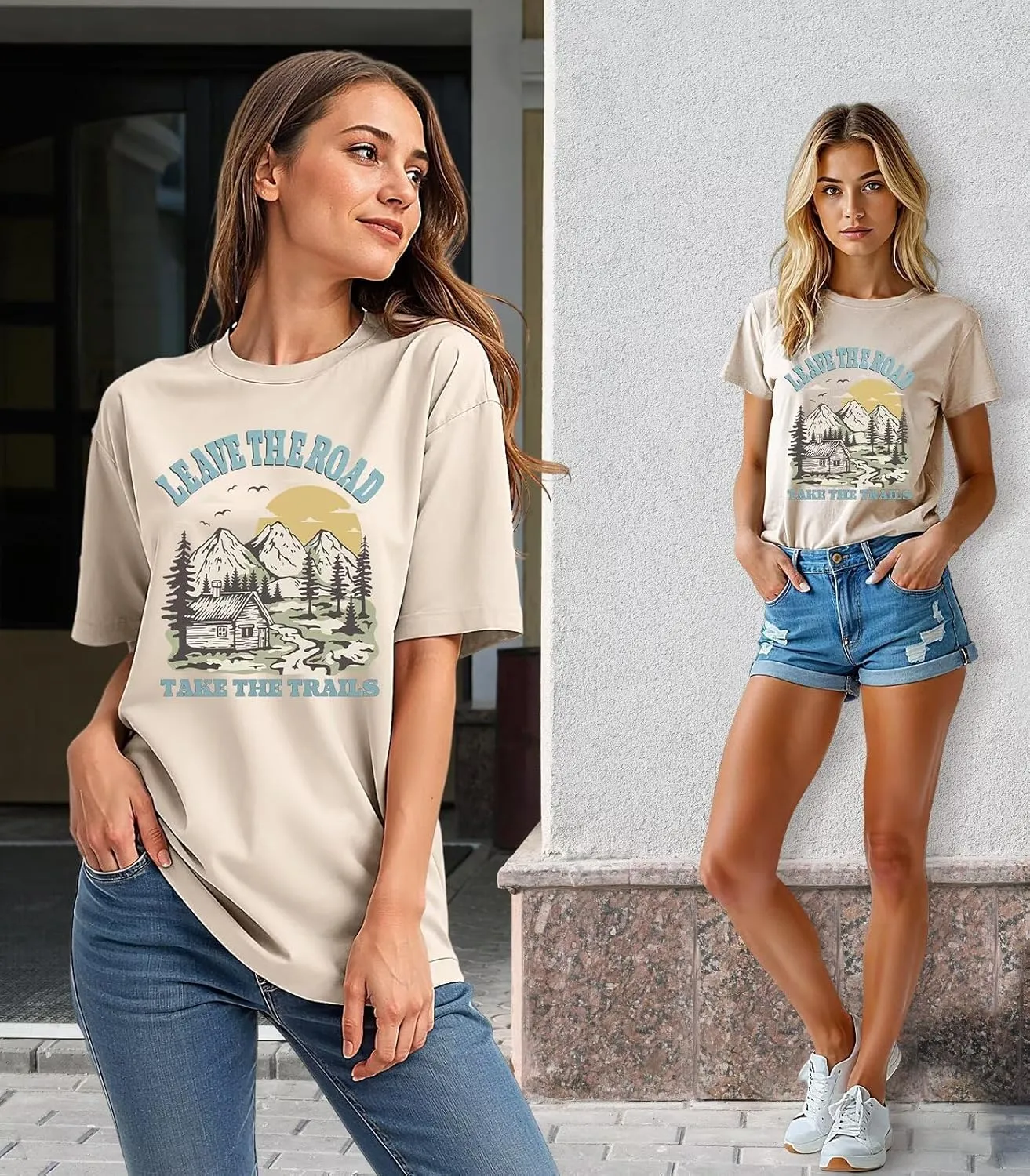 Women's Graphic T-Shirt Dandelion Graphic Tees Nature Hiking Adventure Outdoor Summer Short Sleeves Casual Tees Tops