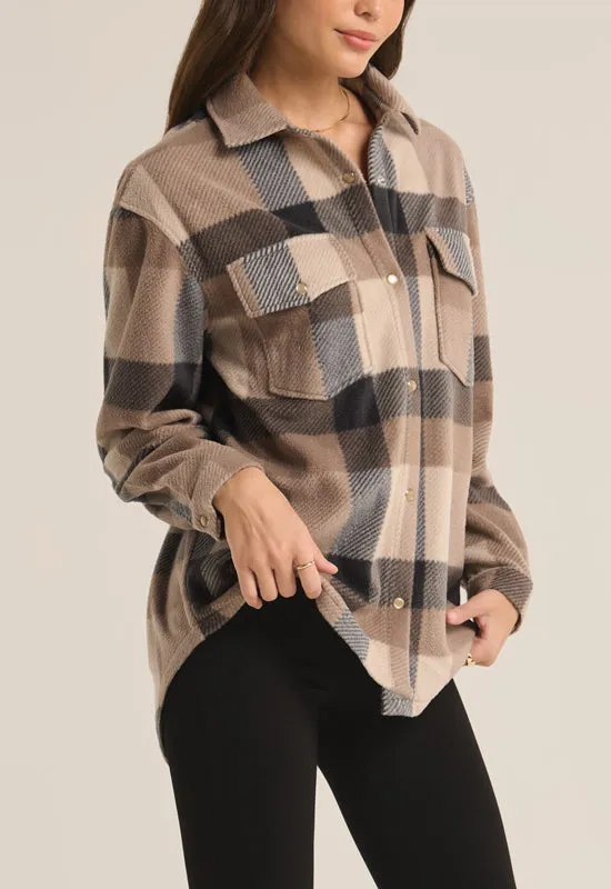 Z Supply - Hiker Two Tone Fleece Sea Salt